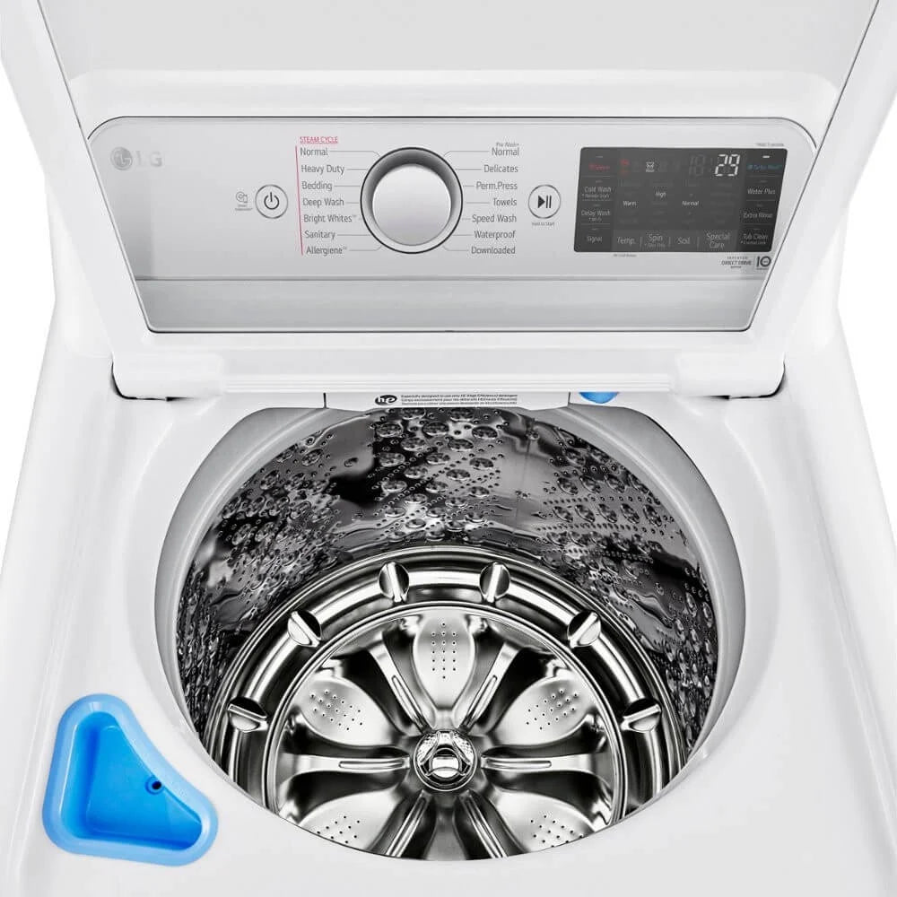 White 27" Wide 5.5 Cu Ft. Top Loading Washer F9009