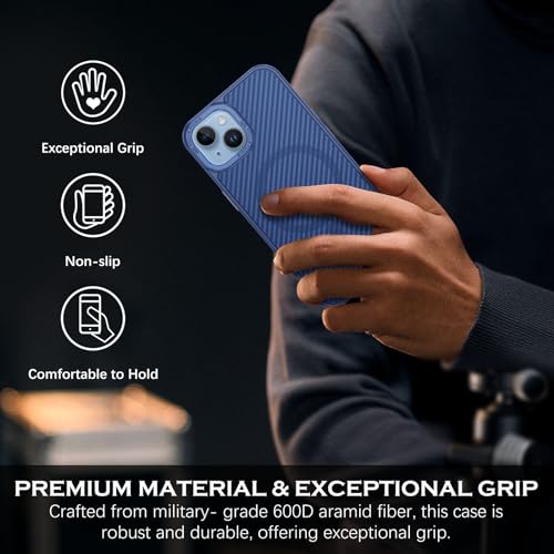 Carbon Fiber Pattern Case for iPhone 14 6.1 Inch W714