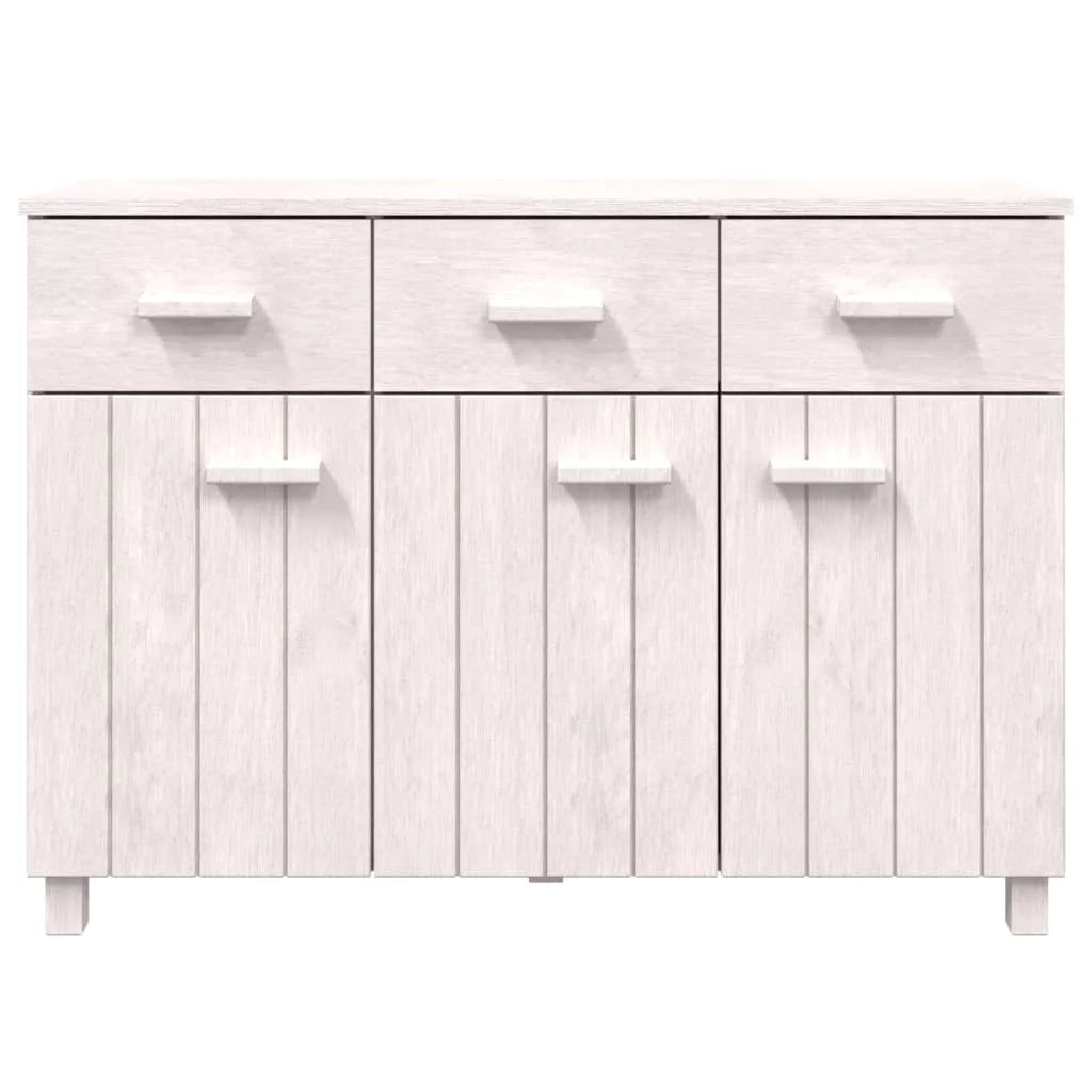White Solid Wood Pine Sideboard Z16892