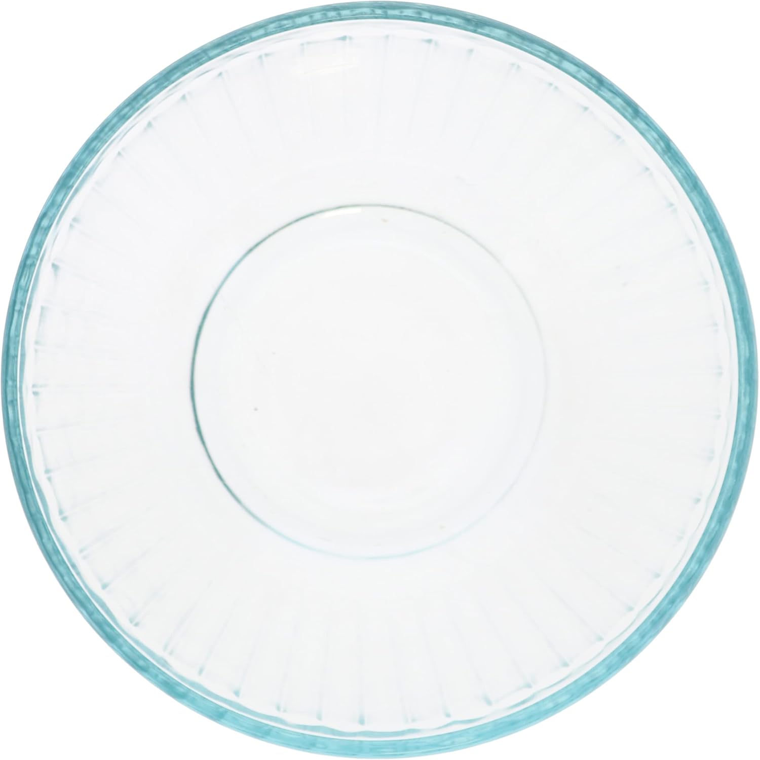 6-Cup Glass Mixing Bowls with Blue Spruce Lids W5660