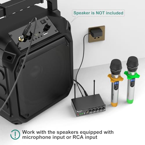 UHF Dual Channel Wireless Handheld Microphone S974111