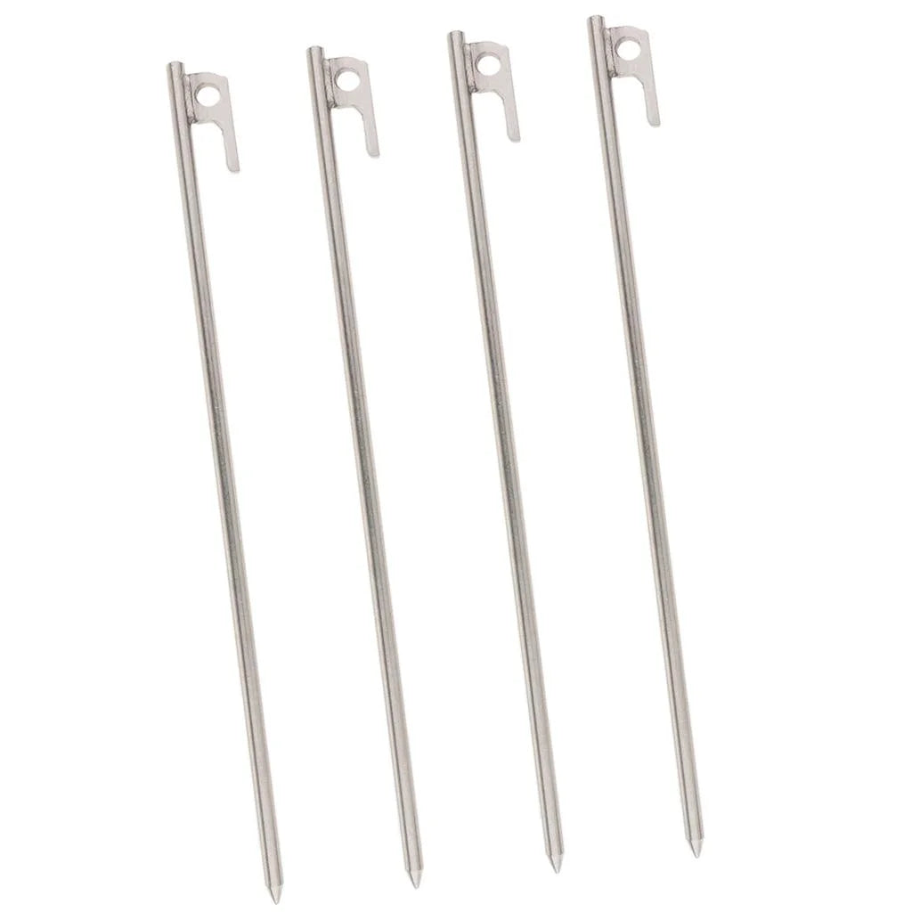 40cm Heavy-Duty Steel Solid Tent Stakes Pegs Ground Nail M8246