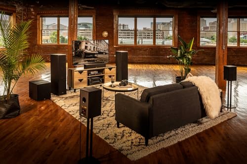 Brushed Black Vinyl 8-Inch Surround Subwoofer F613