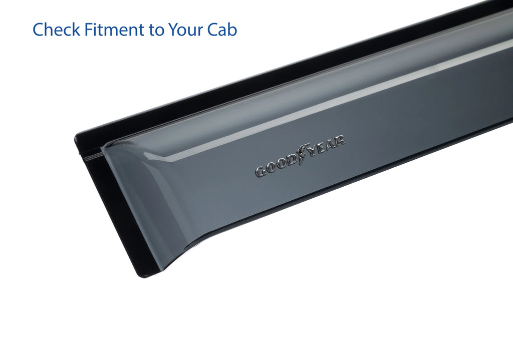 6 pcs Tape-on Window Deflectors D971