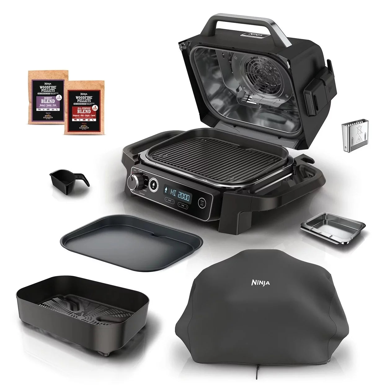 7-in-1 Outdoor Grill & Smoker W9377