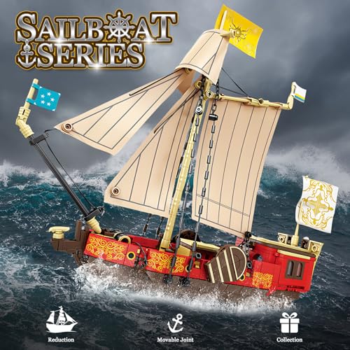 495Pcs Sailboat Building Blocks Set K607853