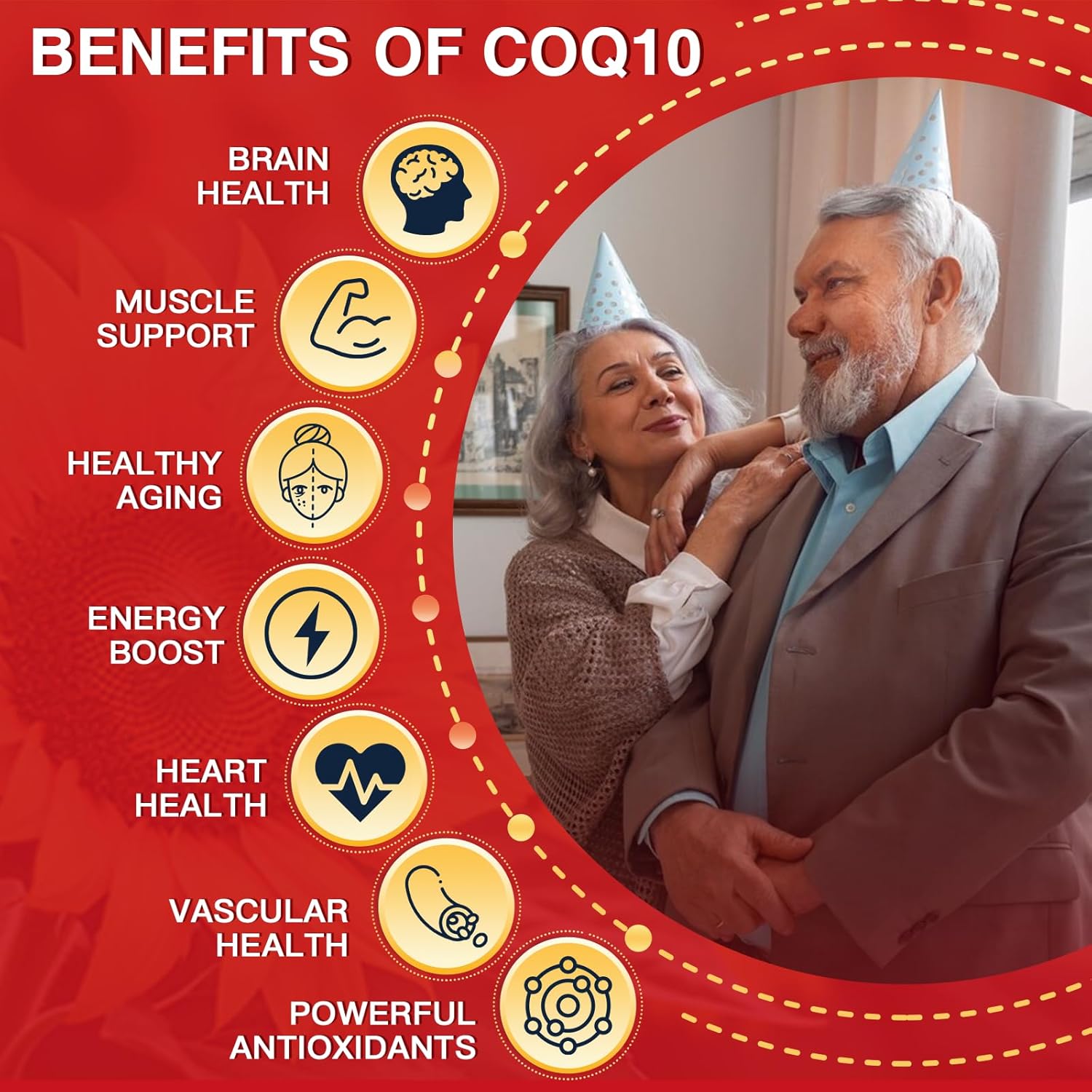 CoQ10 200mg with PQQ & Shilajit High Absorption Coenzyme Q10 Supplements 120 Veggie Capsules X89146