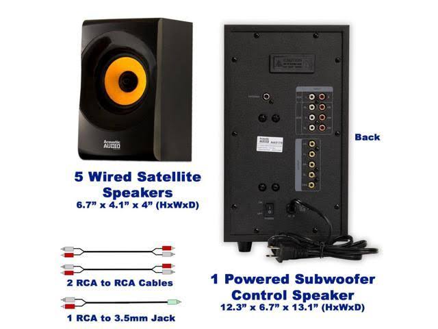 5.1 Channel Home Theater Speaker System P99209