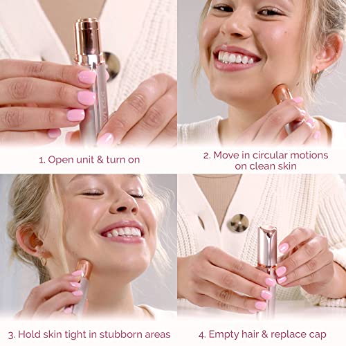 White/Rose Gold Painless Hair Remover V8525