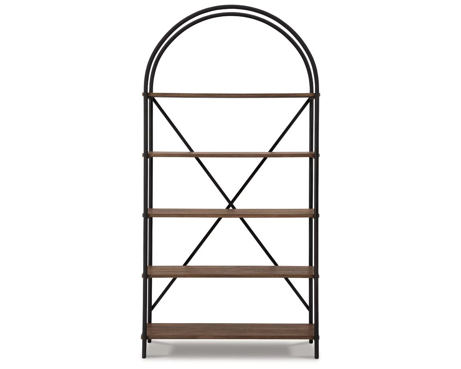 Brown/Black Bookcase E346887