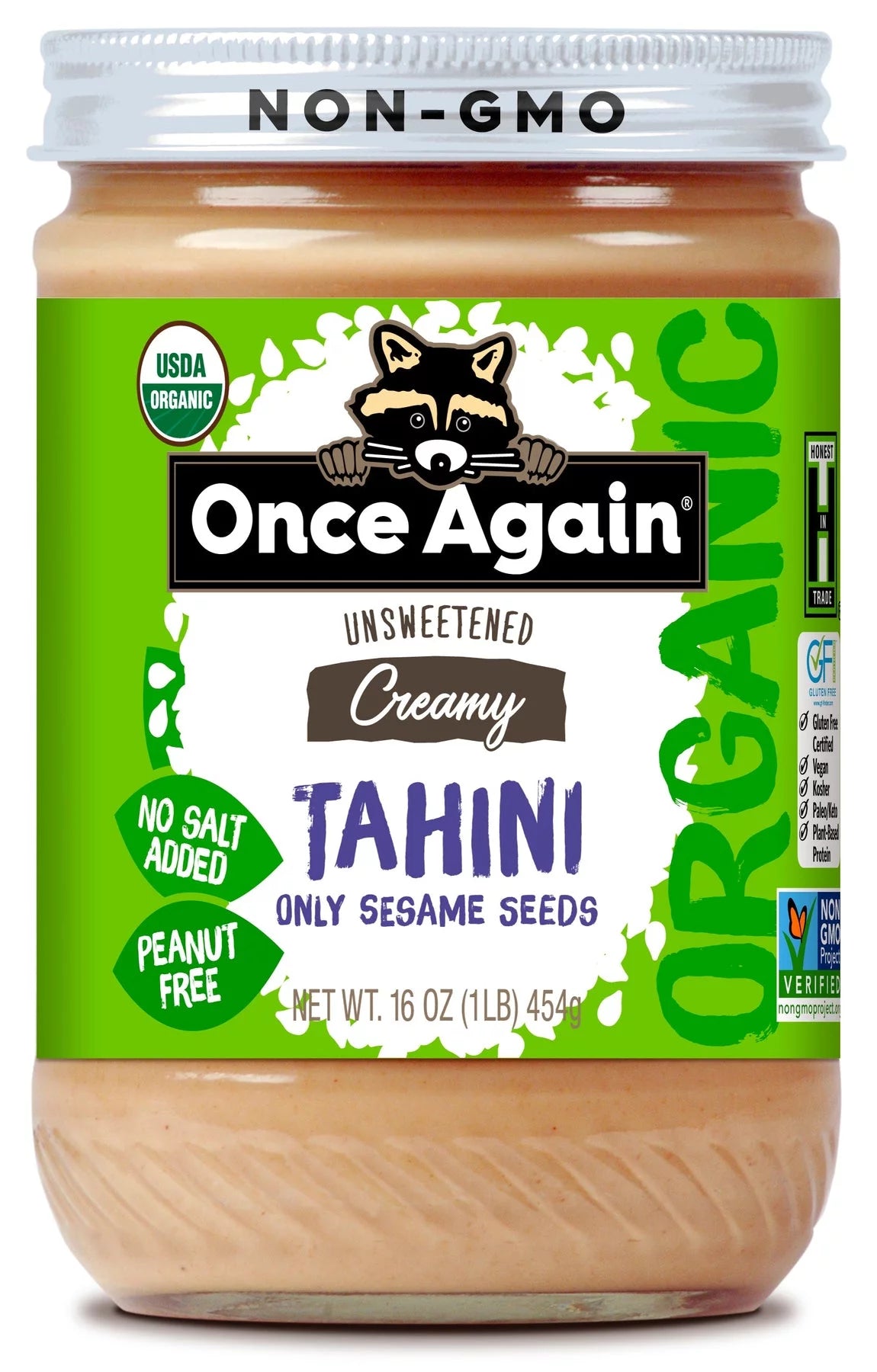 16 oz Pack of 3 Organic Unsweetened Tahini T4392