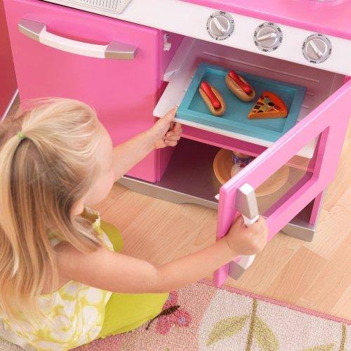 Pink Retro Kitchen and Refrigerator Y7017