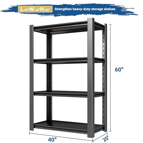 5-Tier Adjustable Metal Garage Shelving Unit U360