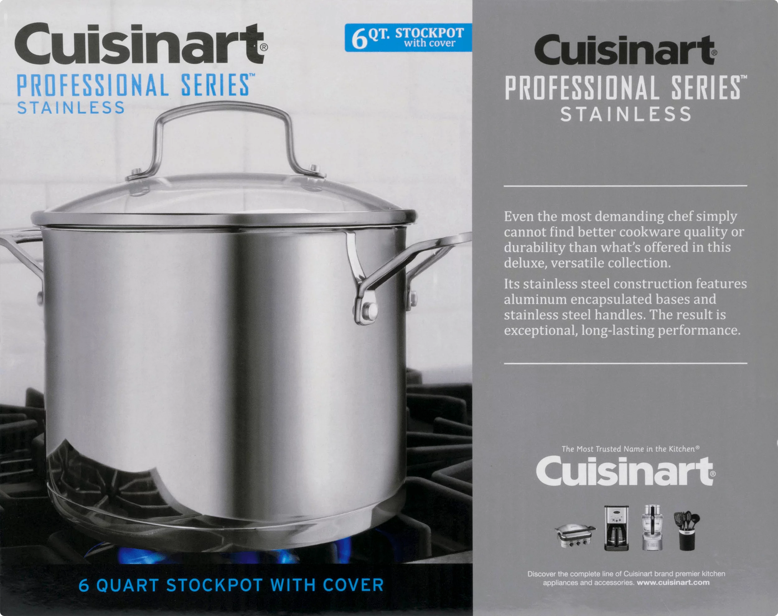 6 QT Stainless Stockpot with Cover Y782