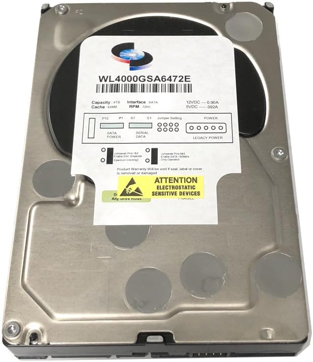 4TB 7200RPM 64MB Cache SATA 6.0Gb/s 3.5 Hard Drive F283