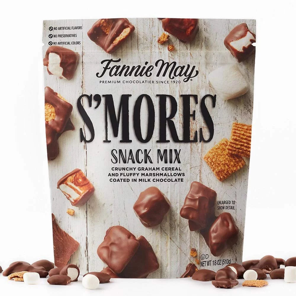 Milk Chocolate Covered Mini Marshmallows and Graham Cereal, 18oz Bag S270877