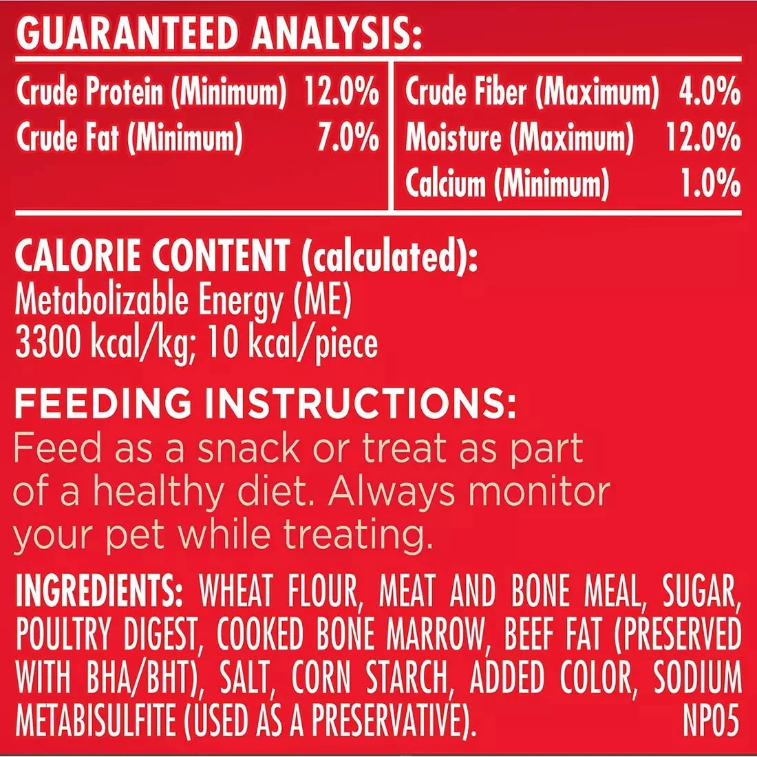 50 oz. Small Dog Snacks I147