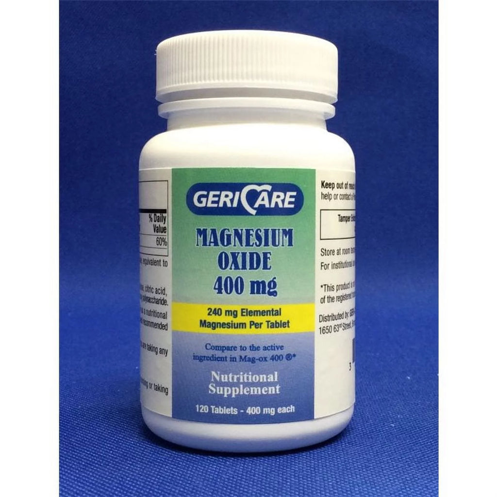 6-Pack Magnesium Oxide Tablets 400mg 120 Count L41505