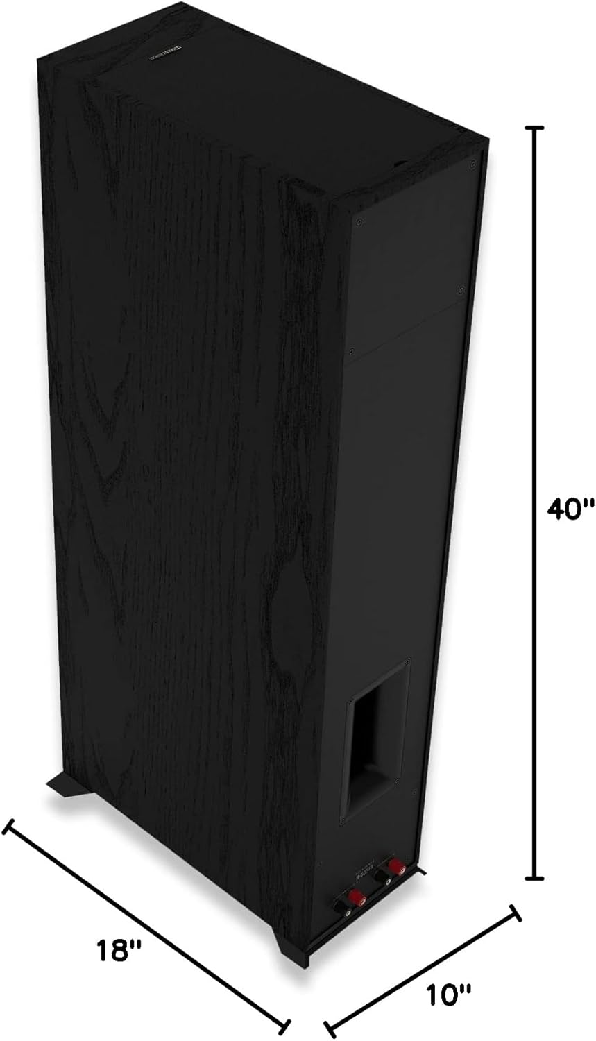 Black Floorstanding Speaker W667