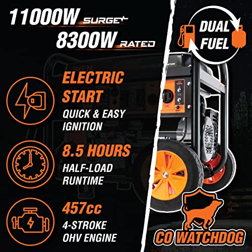 14,500-Watt 120V/240V Tri-Fuel Generator with Electric Start R48447