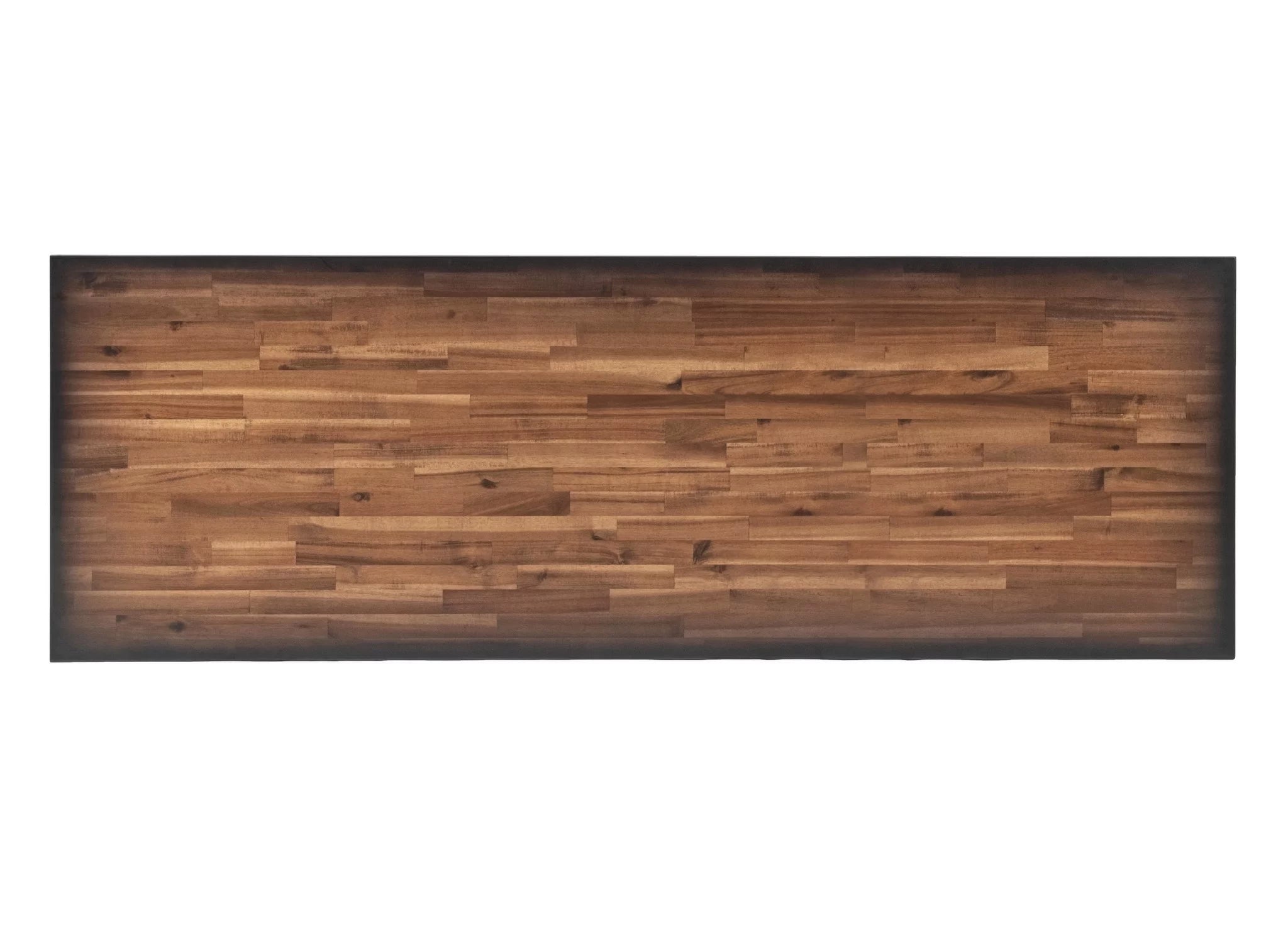 72" Industrial Metal & Wood Desk with Shelves F133866