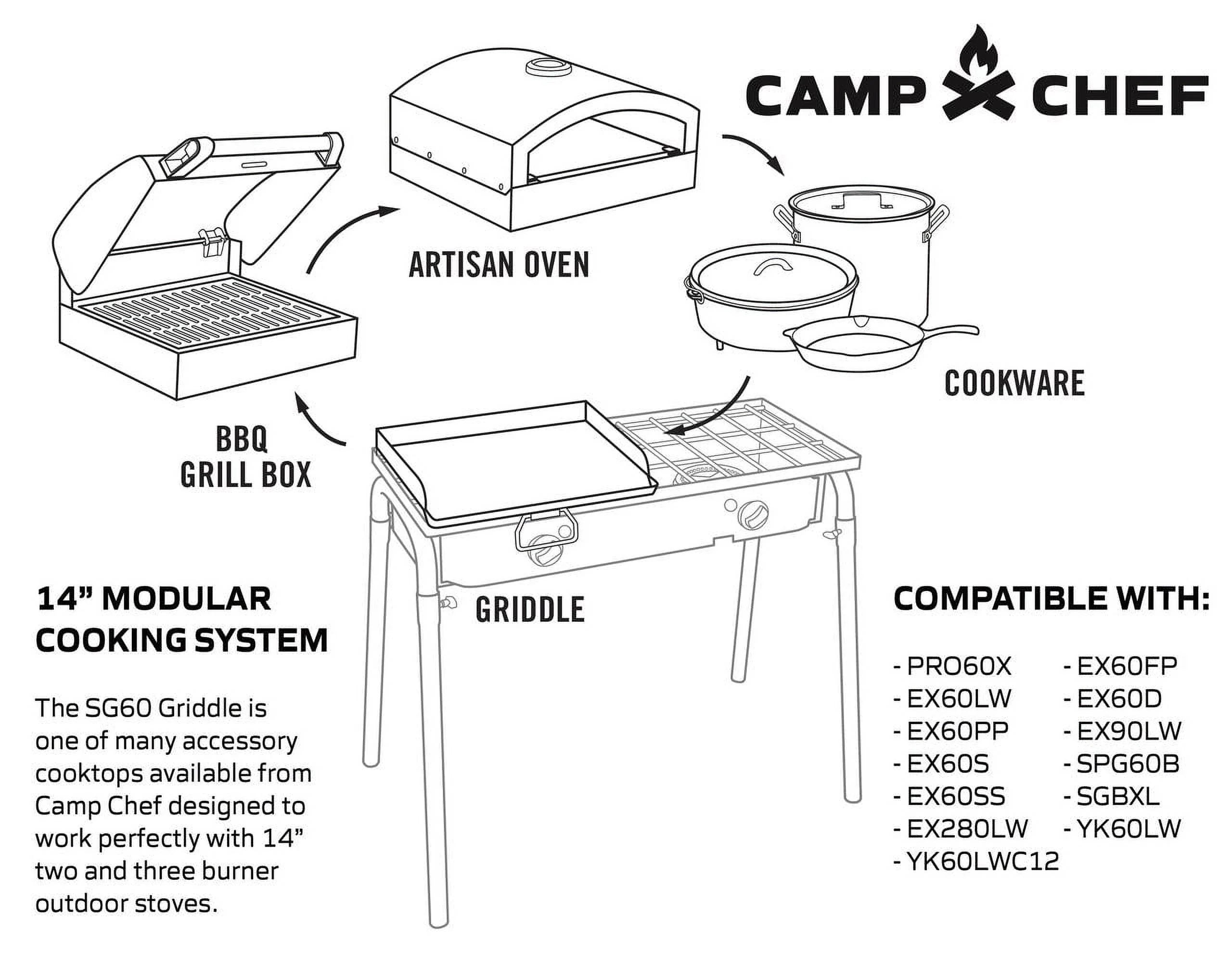14" x 32" Heavy-Duty Steel Flat Top Griddle F939695
