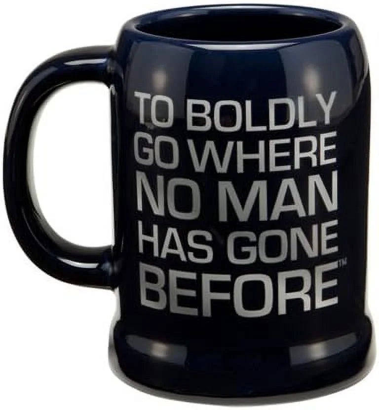 20 Oz Ceramic Stein Blue X65123
