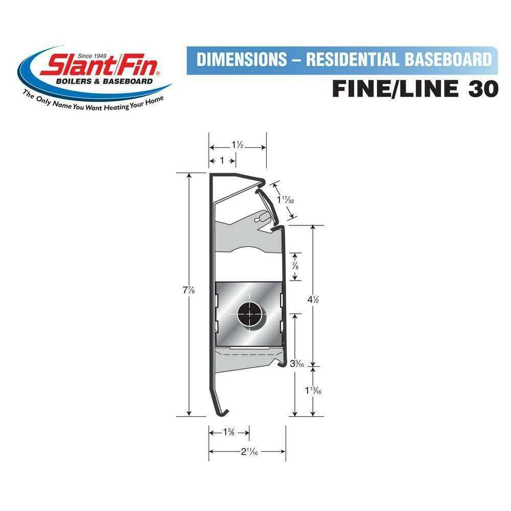 6 ft. Hydronic Baseboard Enclosure and Element D202