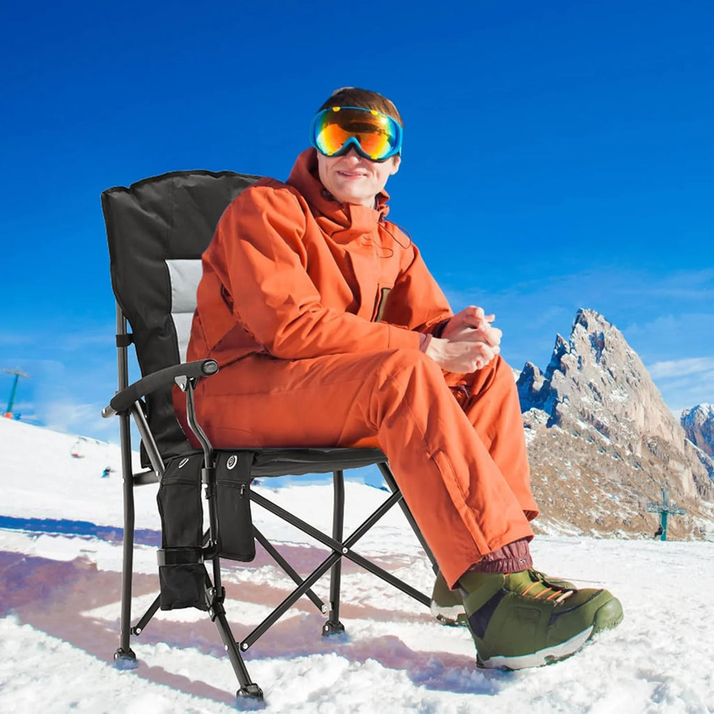 Heated Folding Camping Chair W8310