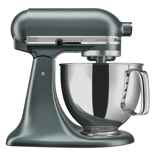 5 Quart Tilt Head Stand Mixer with Pouring Shield, Removable bowl, Aqua Sky L71289