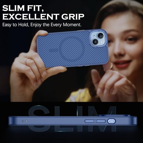 Carbon Fiber Pattern Case for iPhone 14 6.1 Inch W714