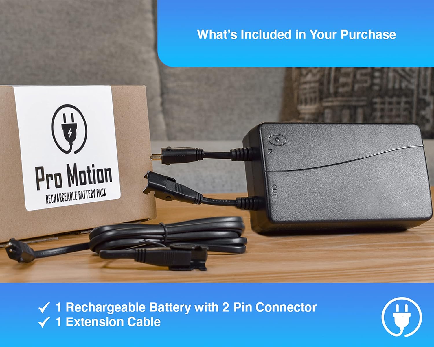 Rechargeable Battery Pack for Electric Recliners H8947