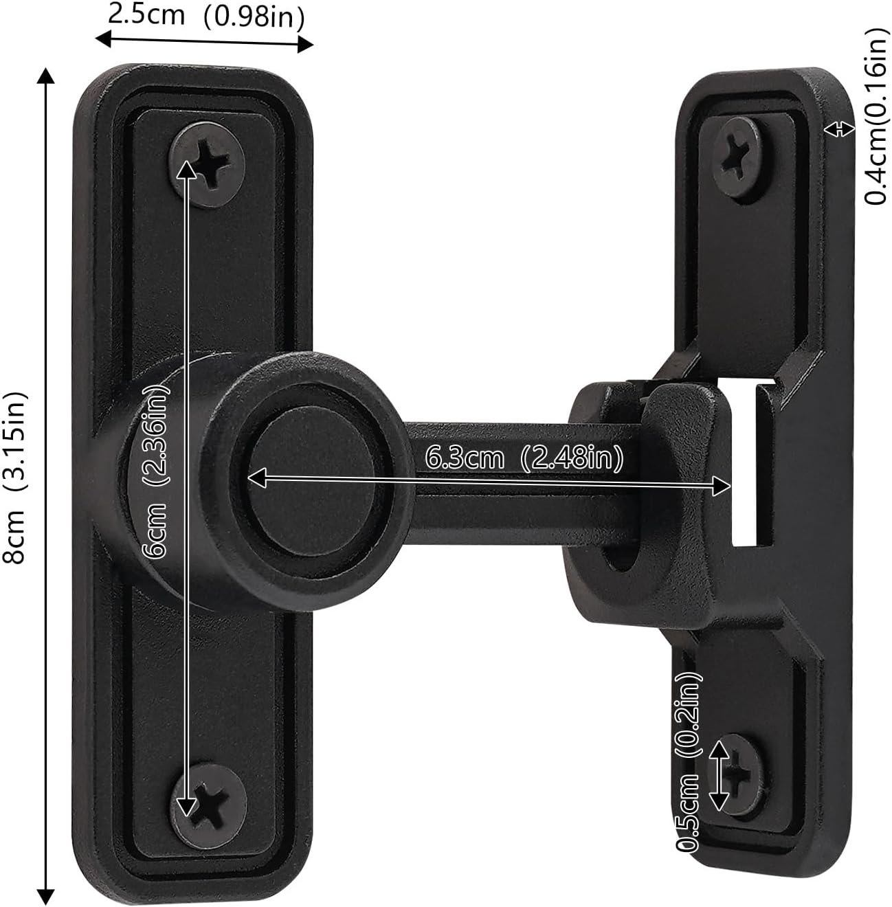 2 Pack Heavy Duty Barn Door Latch X261757