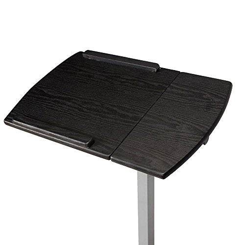 Brown Tilt Top Overbed Table with Wheels K236