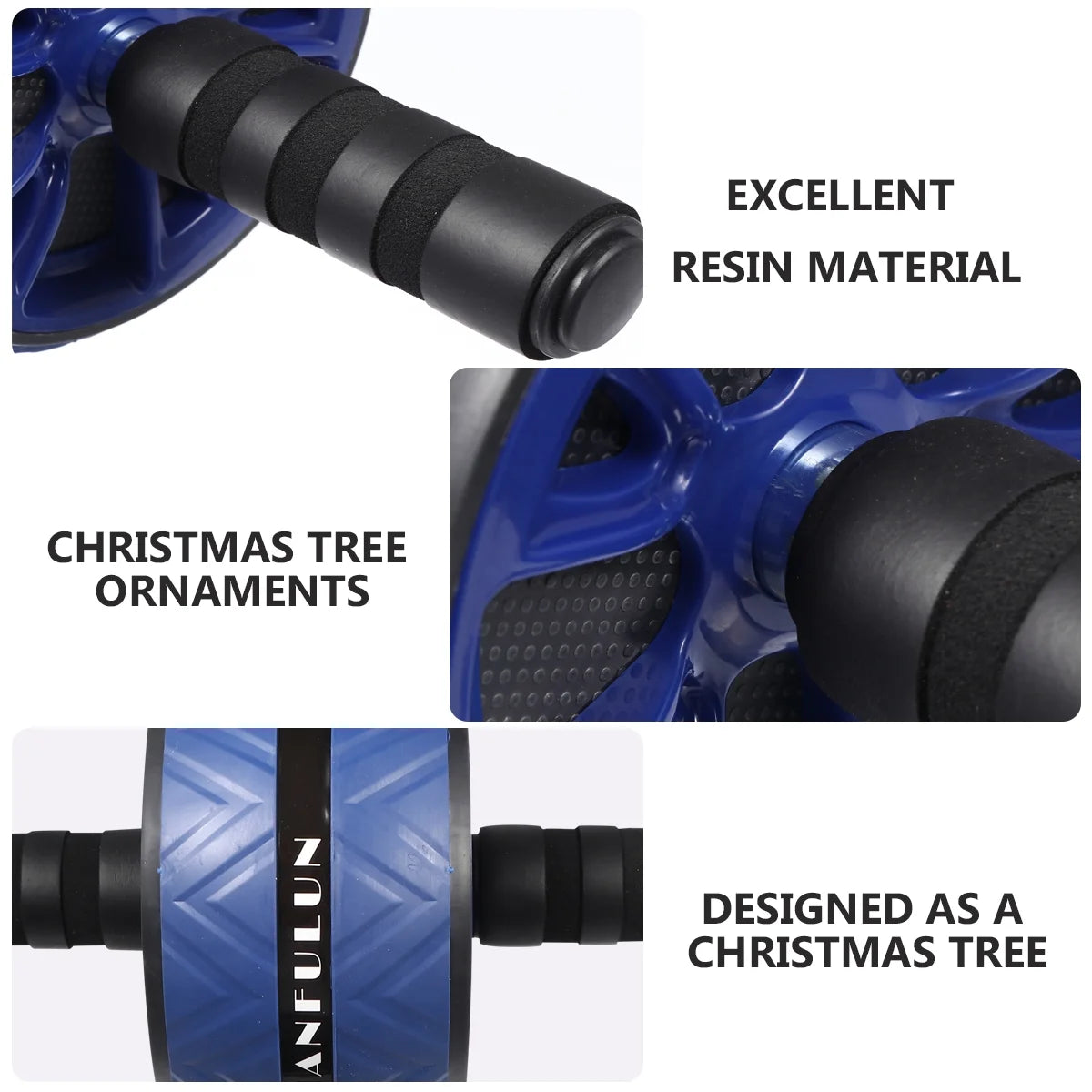 2pcs Abdominal Wheel Roller Exercise Equipment I81646