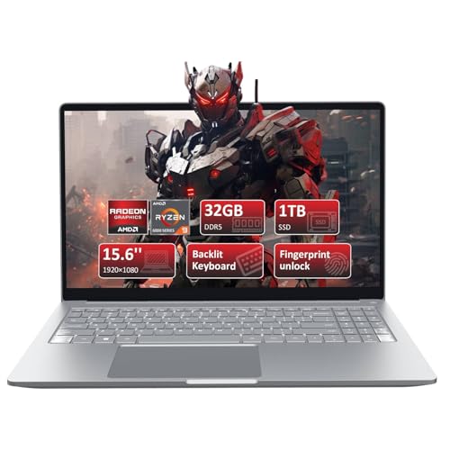 15.6" FHD Gaming Laptop with AMD Ryzen 9 6900HX, 32GB DDR5 RAM, 1TB NVMe SSD, Windows 11 Pro D581482