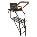 20' Tall Single Steel Ladder Tree Stand with Padded Shooting Rail E558967