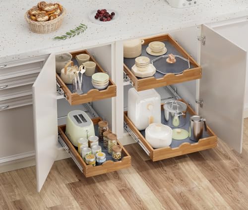 14"W x 21"D Pull Out Cabinet Drawers H257