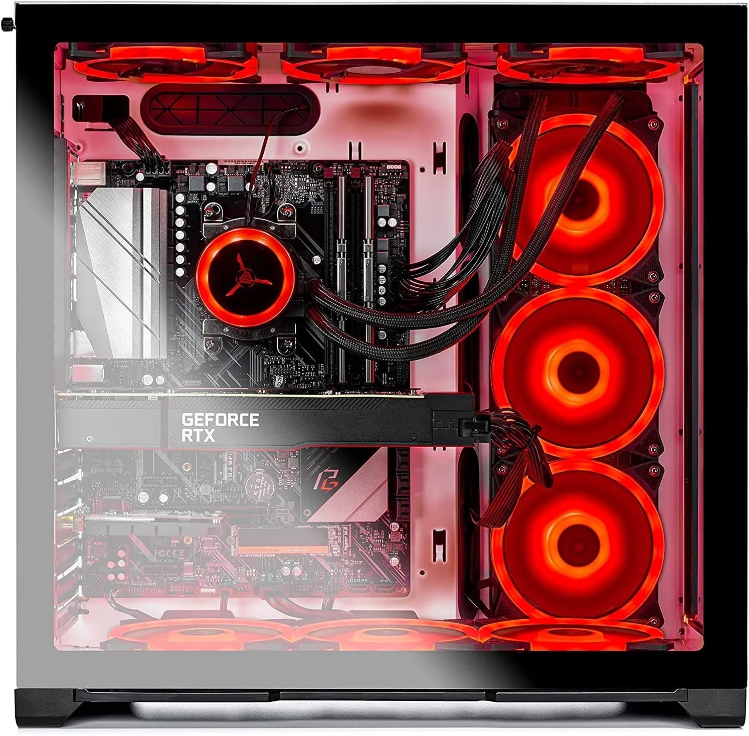 White Gaming Desktop PC with AMD Ryzen 7 5800X, RTX 3080 Ti, 1TB NVMe Gen4 SSD, 16GB DDR4 3200, Windows 10 Home O76823