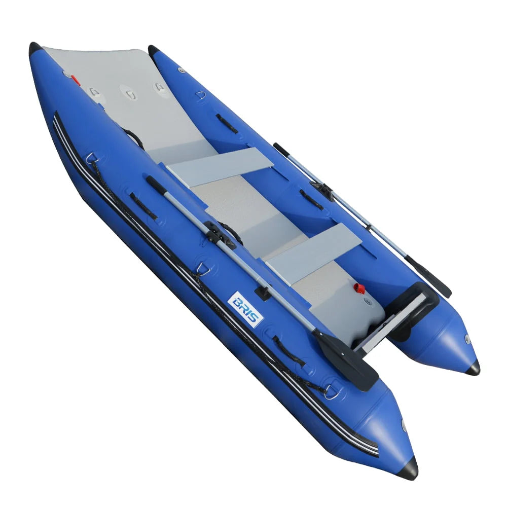 11 ft Inflatable Catamaran Boat Blue O475