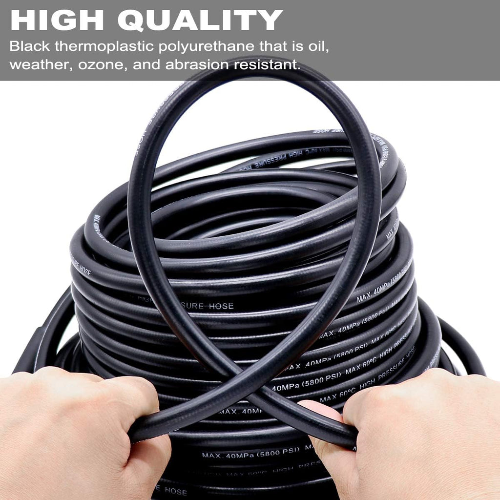 100FT 1/4 Inch NPT 5800PSI Sewer Jetter Kit with Nozzle L71298