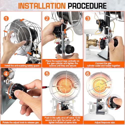 18,000 BTU Portable Propane Radiant Heater B811