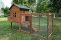 Large Two Tiers Wooden Chicken Coop with Egg Box Run W8120