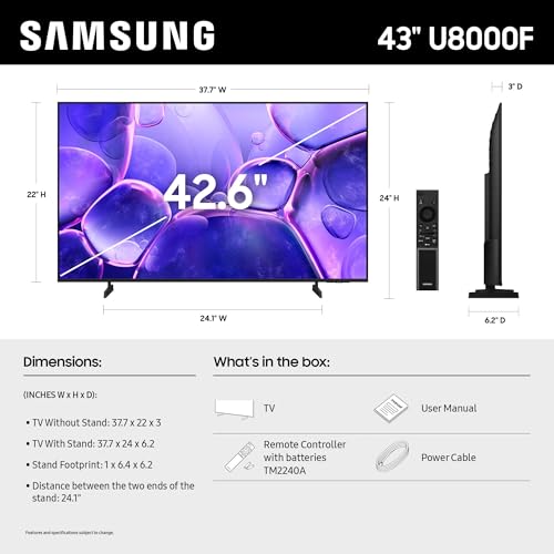 43-Inch 4K Smart TV J677