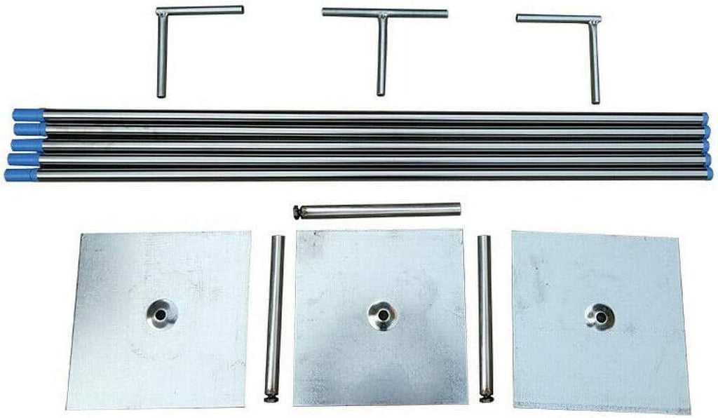 3x6m Adjustable Curved Pipe and Drape Backdrop Support Kit Stainless Steel L894