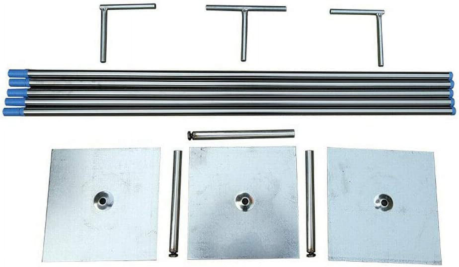 3x6m Adjustable Curved Pipe and Drape Backdrop Support Kit Stainless Steel L894
