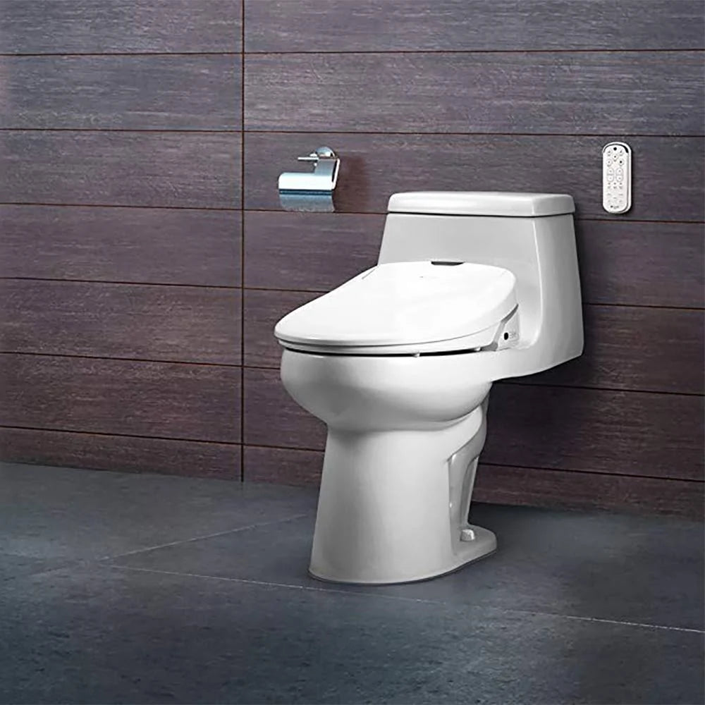 White Elongated Bidet Toilet Seat K75740