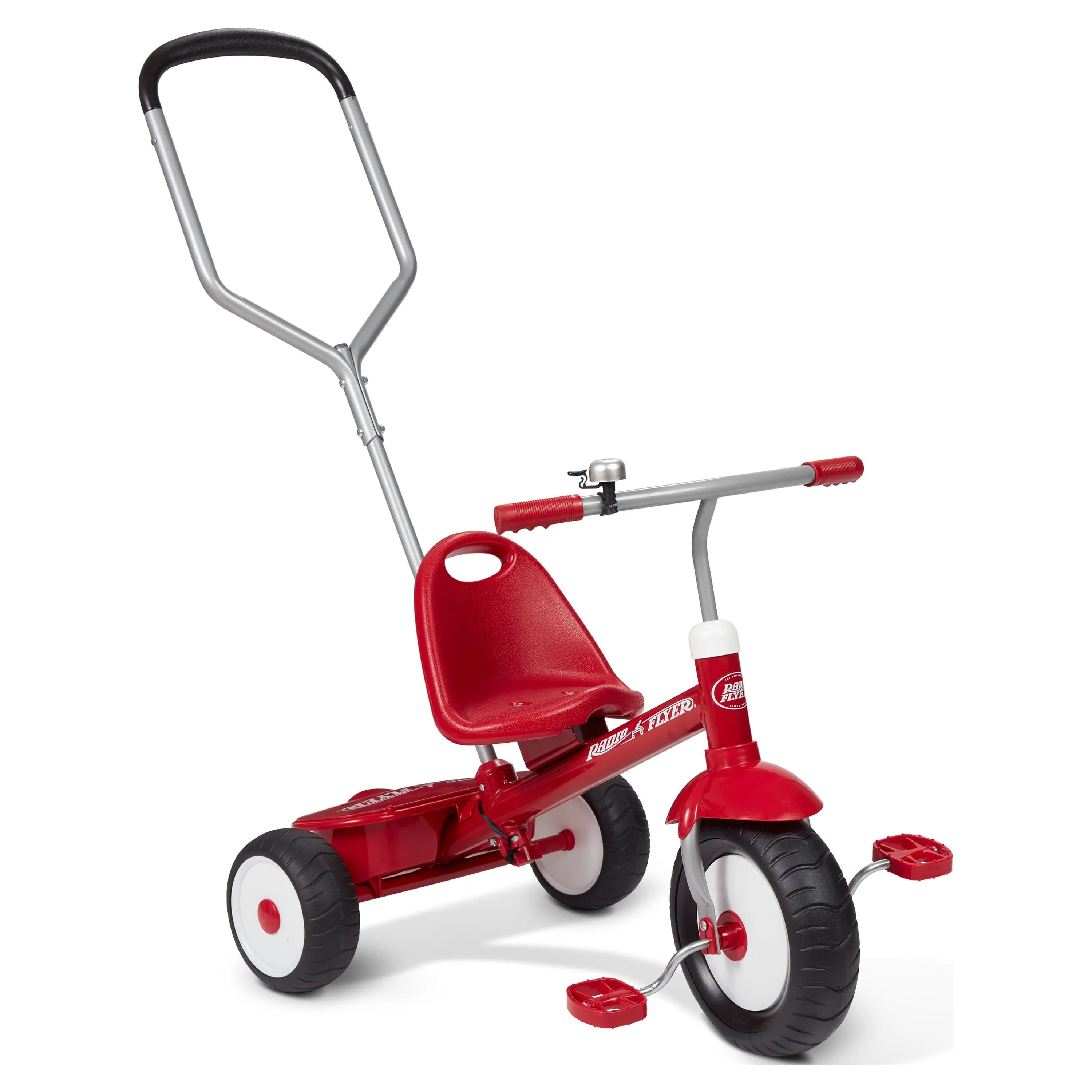 Red Tricycle with Parent Push Handle X14260