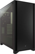 Black Tempered Glass Mid-Tower ATX PC Case Y21380