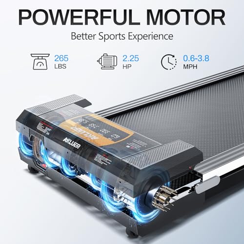2 in 1 Under Desk Treadmill with Remote Control H582